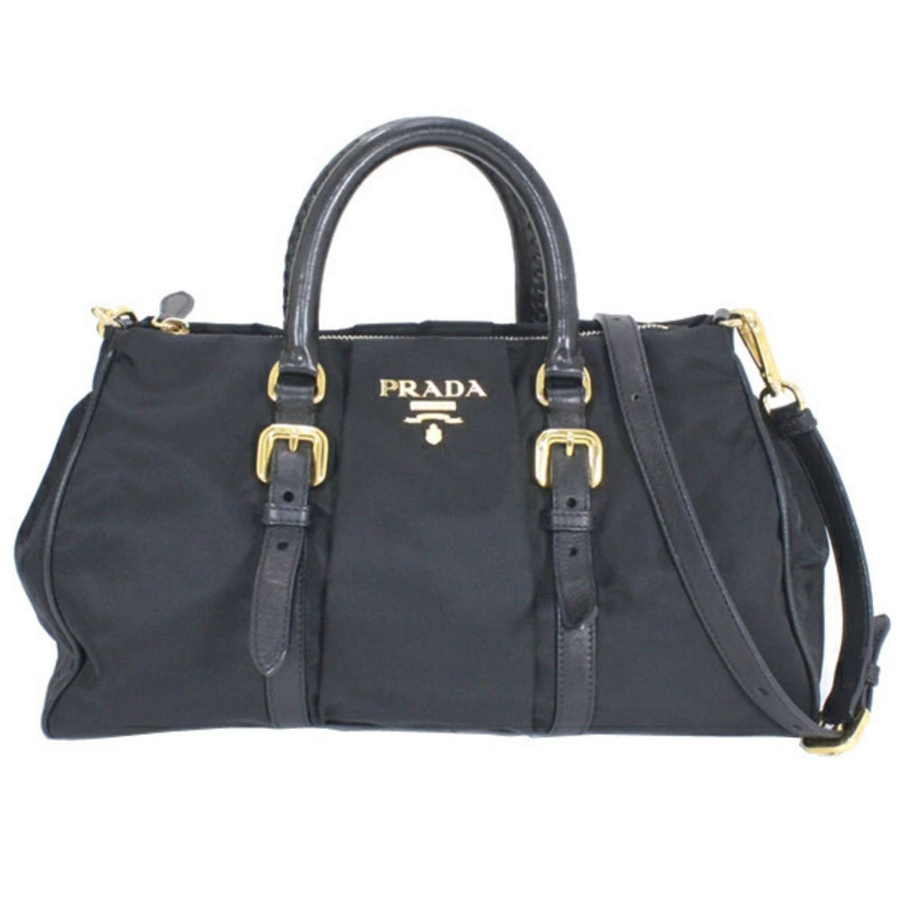 PRADA 2way Shoulder Bag black